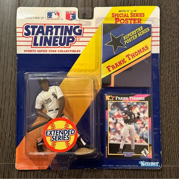 MLB Starting Lineup Lot - 1988 Roger Clemens - 1992 George Bell and Frank Thomas - Picture 6 of 7